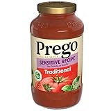 Prego Traditional Sensitive Recipe Low FODMAP Pasta Sauce, 23.75 Oz Jar