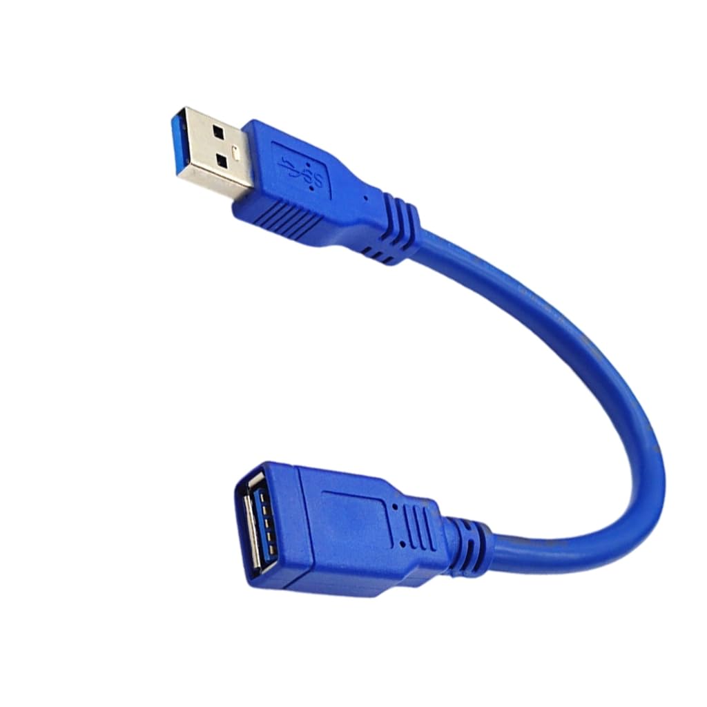 Elnwnnkc USB3.0 Extension Cable Male to Female Connector Line Short Cord 5Gbps Data Transfer for Laptop