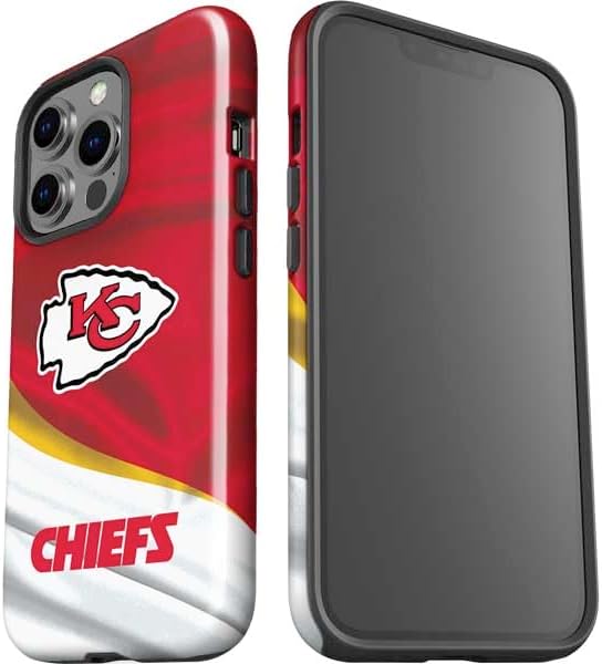 Skinit Impact Phone Case Compatible with iPhone 15 Pro - Officially Licensed NFL Kansas City Chiefs Design