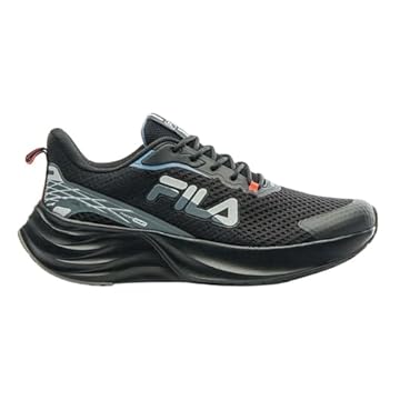 Tenis Fila Racer Comet Masculino,Preto/Coronet Blue/Coral,44