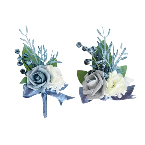 Jiyohai Haze Blue Wrist Corsage