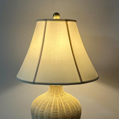 TOOTOO STAR Bell Lamp Shades, 7" x 15" x 10.5" Royal Style Spider LampShade or Table and Floor Lamps, Home Decor Beige Floor Lamp Table Lamp Shade by TOOTOO STAR - Image 4