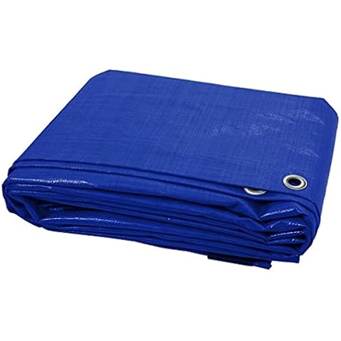 3 x 3 m Waterproof Blue Tarpaulin by SolaDirect Cover