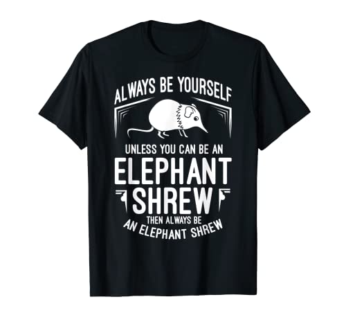 Elefante Shrew Gift Sengi Cute Jumping Mouse Camiseta