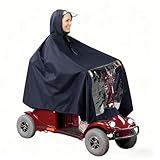 Mobility Scooter Rain Cover for Riding, Mobility Scooter Accessories, Electric Scooter Cover Waterproof Outdoor Poncho Accessories, Enclosed Mobility Scooters for You, Protect from Rain Snow and Sun