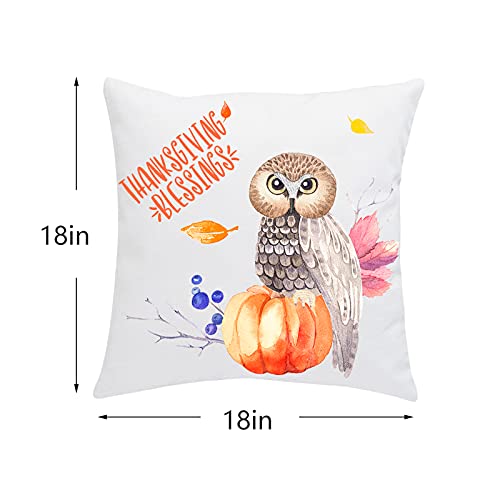 Tgood Fall Decor Pillow Covers Fall Decorations For Home 18X18 Set Of 4 Thanksgiving Pumpkin Farmhouse Decoration Happy Fall Outdoor Harvest Throw Pillow Covers Decorative Cushion Cases For Sofa Couch #TOP1