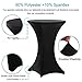 RELIANCER 2 Pack Cocktail Table Covers,30
