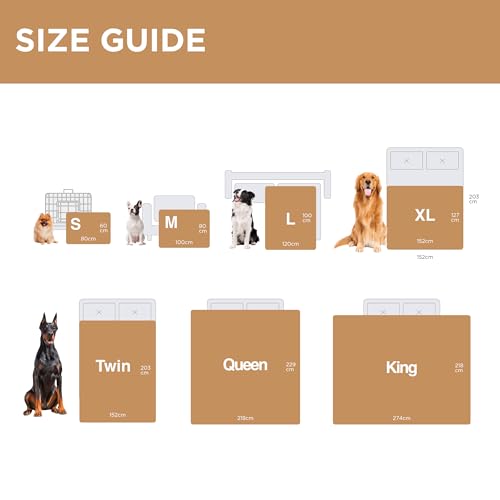 LE SURE wasserdichte Hundedecke Grosse Hunde - 100x80cm Outdoor Hundedecke waschbar, Hunde Decke Sofaschutz aus Sherpa Fleece, Katzendecke flauschig und weich, Grau