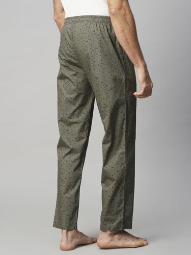 Image of Urban Scottish Men's Blue Checks Woven Cotton Pyjama with Side Pockets