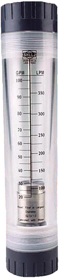 ABS Water Float Flowmeter Liquid Flowmeter Measure 20-100GPM Testing Range