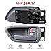 AUTEX Gray Interior Door Handles Front/Rear Right (Passenger Side) Door Handle Compatible with Tundra 2004 2005 2006,Limited 4.7L 4663CC,SR5 3.4L 3378CC,81225,TO1353156,692050C030B1