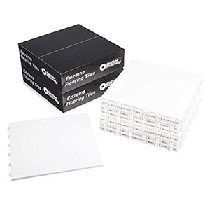Better Hockey Extreme Dryland Flooring Tiles – Synthetic Ice Panels for Hockey, Professional Quality Training Aid for Shooting, Passing and Stickhandling – 18-Tile Pack