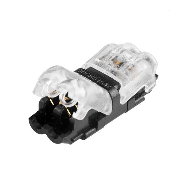 Connecteurs de fils rapides en H raccordement 2 voies 2 broches câble basse tension x50