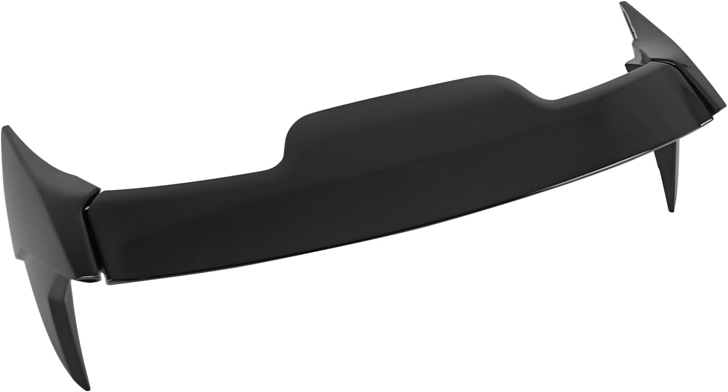 IKON MOTORSPORTS, Rear Window Roof Spoiler Compatible with 2019-2025 Toyota Corolla E210 Hatchback & GR Corolla, Painted Gloss Black ABS Top Roofline Windshield Visor Spoiler Wing 3PCS