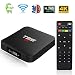 Produktbild Android 7.1 TV Box, Android Box T95 S1 Smart TV Box mit 1 GB RAM 8 GB ROM, S905W Quad-core Cortex-A53 2.4 G WiFi Unterstützung 4K Full HD mit Fernbedienung
