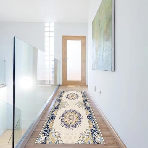 Alfombra de cocina beige de 60x160 cm lavable y antideslizante 6