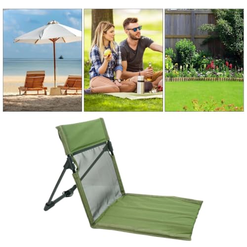 Chaise pliable compacte et dossier de sol pour terrasse et pique-nique