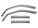 WeatherTech Custom Fit Front & Rear Side Window Deflectors for Honda Ridgeline, Light Smoke