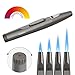 Torch Lighter, TECBOSS Multipurpose Lighters Adjustable Butane Cigar Lighter Jet Flame Portable Refillable for Grill BBQ Candle Camping, Gift Box [Gas Not Include]