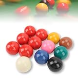 Hominas Snooker Ball Set 13 Stück Diameter 52,5 mm Billardkugeln Snooker aus Kunstharz Snookers Billard für Billardtisch