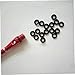 Parliky 100pcs Dart Rubber Gasket O-Ring Non Slip Rod Washer Pad Black for Shafts and Rods