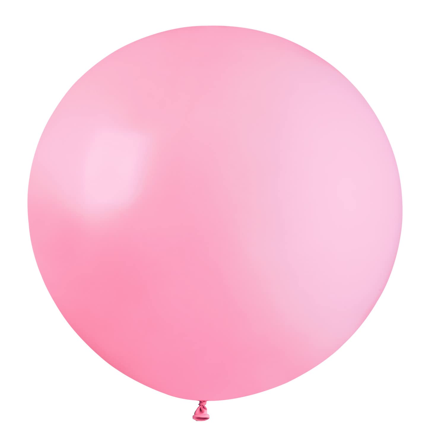 Pack 10 maxi balloons in natural latex Premium Quality G40 (Ø 100cm / 40"), pastel pink — image 1