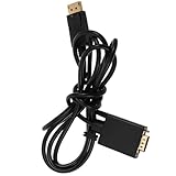 Facile à utiliser : la fonction plug and play élimine le besoin de pilotes supplémentaires, simplifiant ainsi le processus d'installation. câble vga, câble displayport vers vga
