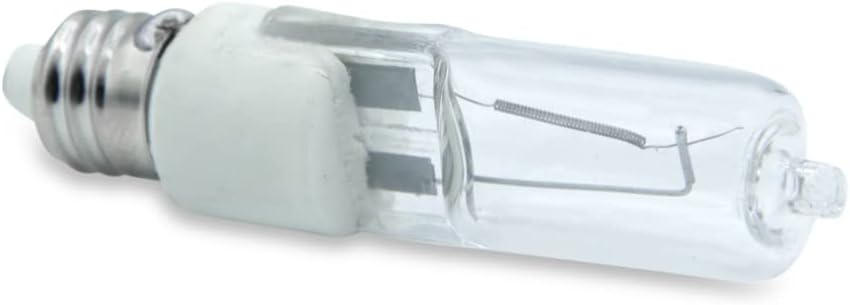 Technical Precision Replacement for Feit Electric 120v 50w E11 Light Bulb JDE11 120V 50W T4 Halogen Bulb - E11 Base - Clear Finish - 1 Pack