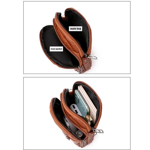 The new soft leather shoulder bag is retroleather crossbody bags for women，This is a very stylish onepurses4