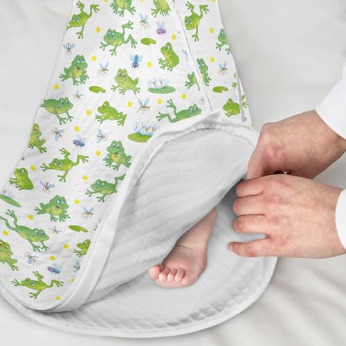 Image of vvfelixl Bright Funny Dinosaurs Baby Sleeping Bag Sleep Sack,Baby Wearable Blanket Sleep Suit for 0-6 Months