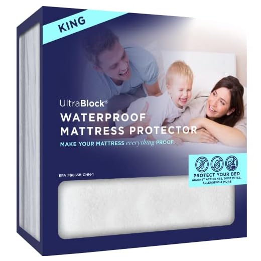 UltraPlush Premium Waterproof Mattress Protector, Luxurious, Soft & Comfortable, Protects Against Dust Mites and Allergens, Motorhome, Camper and Travel Trailer Mattresses (RV Split King)