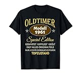Dieses lustige 60 Jahre Outfit ist ein witziges Geschenk zum 60. Geburtstag für Männer und Frauen, die im Jahr 1961 geboren sind. Witzige Geschenkidee für Damen und Herren mit Jahrgang 1961. Tolles Party Geburtstagsgeschenk für die 60. Geburtstagsfeier.