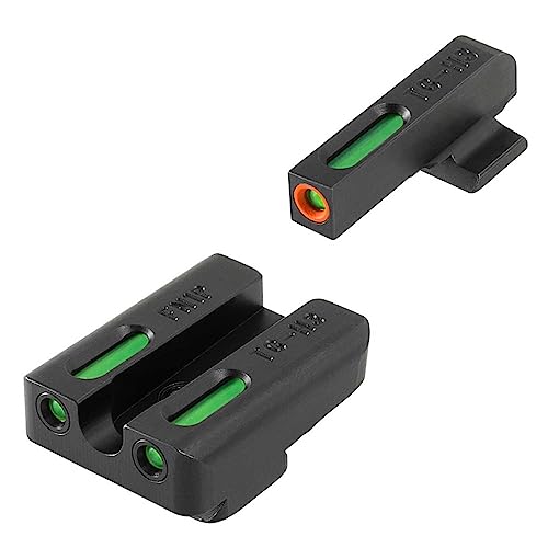 Image of Truglo TFX PRO Handgun Sight, Glowing Shock Proof Tritium and Fiber Optic Night Sight for Handguns, Compact, Durable, and Snag Free Sight