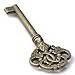 U2U Jewelry Alloy Vintage Charm Steampunk Key,Sweater Chain, Necklace Pendant 0238-2 Chains