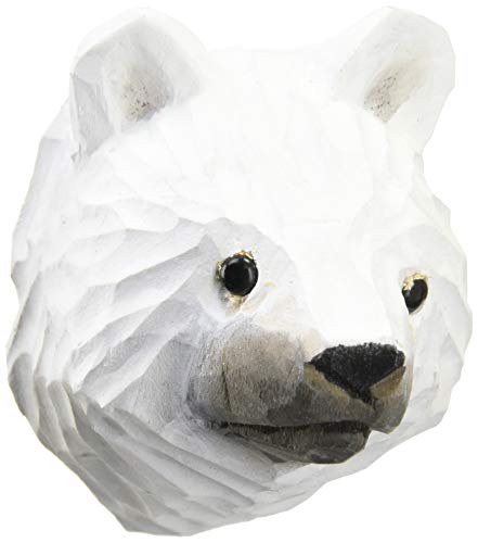 ケーアイジャパン かわいい アニマル ガジェット フェイス マグネット ポーラーベアー 白くま サイズ:w4×d5×h5.5cm 148340