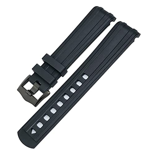 Bracelet montre caoutchouc fluorescent 20 mm compatible Omega Speedmaster