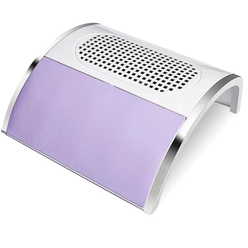 Aspirador de polvo para uñas de 80W silencioso para mesas de manicura