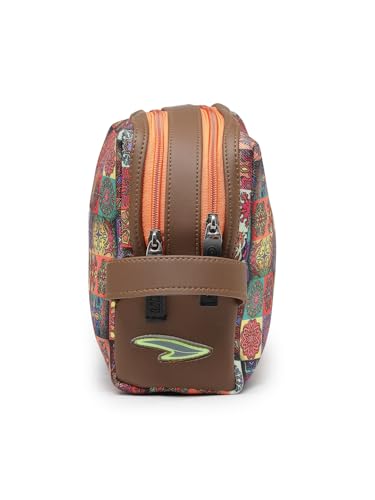 Image of ASIAN Premium Brown Textured Sling Pouch | Compact, Stylish & Travel-Ready Bag for Women and Girls