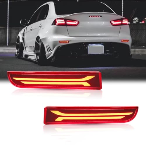 Feu stop arrière Mitsubishi Evolution X 2008-2017 rouge MR515741 - 7