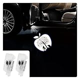 uunonaha High Definition Car Door Logo Lights Car Projection LED Projector Door Shadow Light Puddle Lights for Ascent Forester Outback Accessories (Apple Tree, Forester/Outback/Ascent)