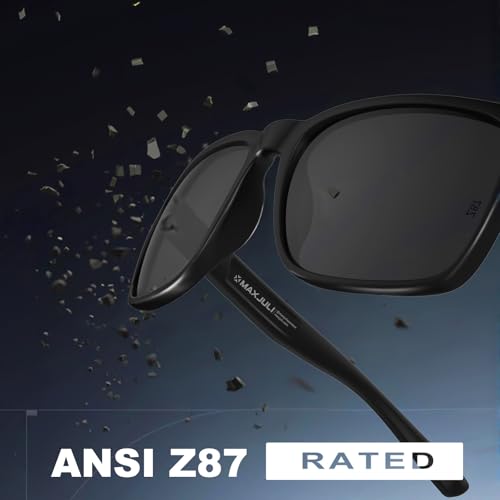 Image of MAXJULI XL Z87 Sunglasses for Big Wide Heads Men TR90 Ultralight UV400 Protection Sun Glasses Z8244