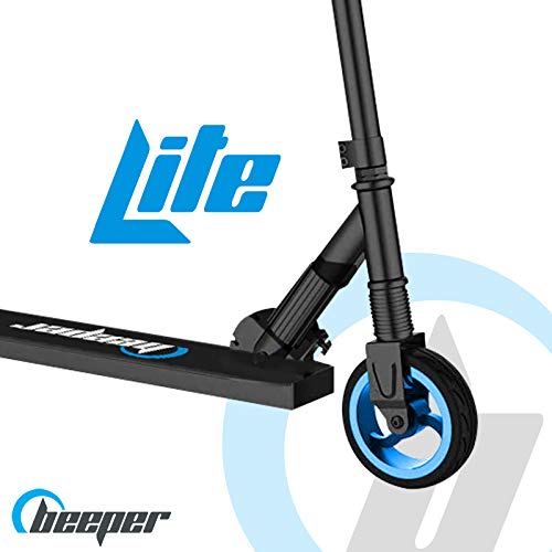 BEEPER Scooter Patinete eléctrico 6 Pulgadas 250W 25,2V 4Ah, Unisex Adulto, Lite FX1L4, Dimensions : 90 x (76-97) x 43 cm