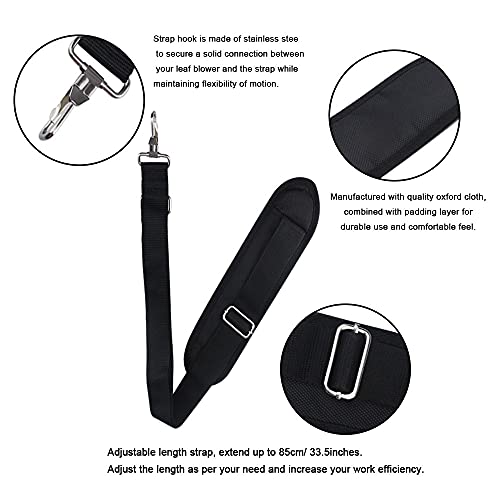 Image of Ohoho AP5300 Universal String Trimmer Shoulder Strap for EGO Weed Wacker - Adjustable Comfort Harness with Durable Hardware, Compatible with EGO Multi Head System and Leaf Blowers