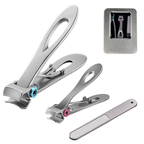 JTME 16mm Ultra Wide Jaw Powder Steel Nail Clippers For Thick Nails,Finger Nail Clippers Suitable for Ingrown Toenail,Adult Tough Nails,