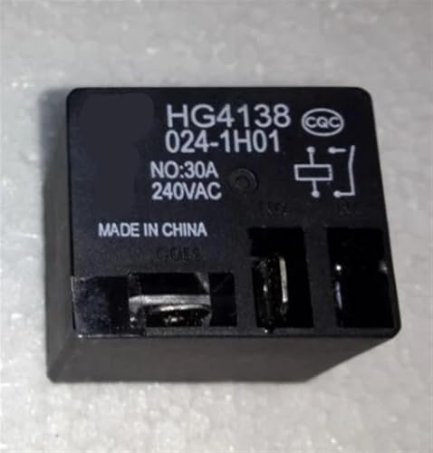 Relé 24V 30A de alta capacidad HG4138 con conmutación estable de 4 pines