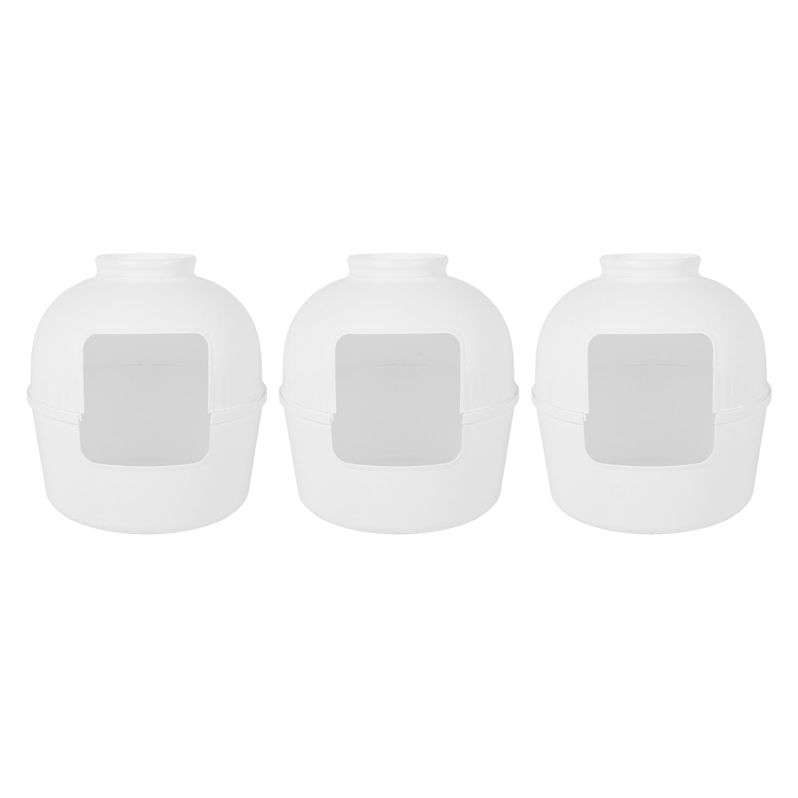Bac à Litière pour Plantes, Toutes Saisons, Confort caché, Bac à Litière pour Chat, Meubles Faciles à Assembler, Rond en Plastique fermé, Bac à Litière pour Chats, Décoration