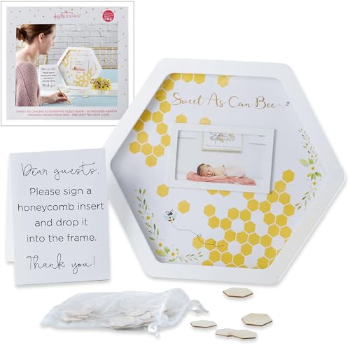 Image of Kate Aspen Sweet as Can Bee Baby Shower, One Size, White