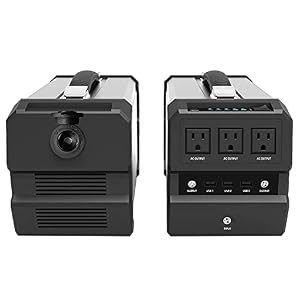 120000mah Super Capacity Home Portable Solar Inverter Generator Pure Sine Wave Energy Storage UPS Camping Power Generator Station/Silver/UK Plug