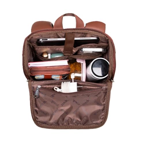 Image of ZOUK Amalia Daypack |Padded Tablet Compartment | Adjustable Straps | Water-Resistant | Men and Women | Daily Use | Lightweight |Smart & Compact |Comfortable & Stylish