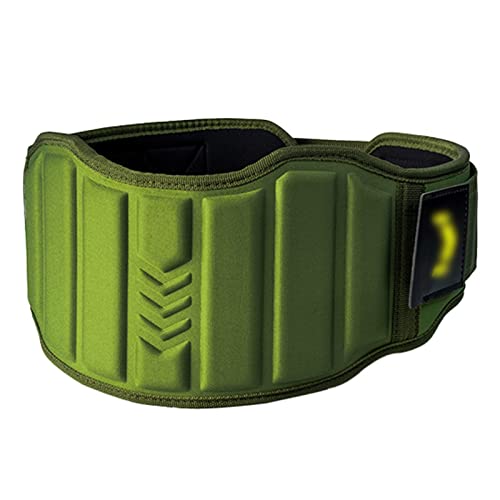 Ceinture D'haltérophilie Épaissie Professionnelle Squat Deadlift Ceinture D'haltérophilie Soutien Dorsal Réglable Adapté Aux Hommes (Color : A, S : 92-108cm) Cover